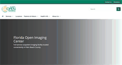 Desktop Screenshot of floridaopenimaging.com